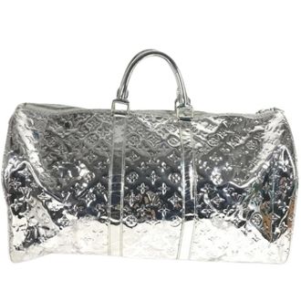 Louis Vuitton Vintage, unisex, Grijs, ONE Size, Pre-owned Weekendtas