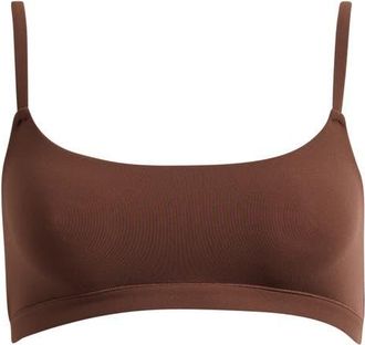 SKIMS Fits Everybody Scoop Bralette in Cocoa at Nordstrom, Size Xx-Small