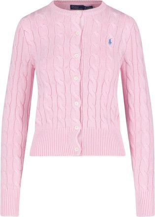 Polo Ralph Lauren Cardigan A Trecce Logo