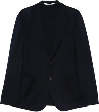 Eleventy Blazer met enkele rij knopen - Blauw
