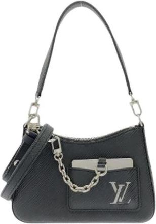 Louis Vuitton Pre-owned Vintage Schoudertas - Dames - Vintage Schoudertas - Zwart - ONE Size - Leer - Vintage