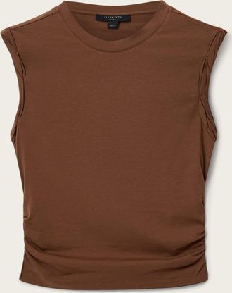 AllSaints Main: 45% Cotton, 45% Modal, 10% Elastane West Sleeveless Tank Top, Size: XS