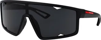 Prada 0PS Matte Black Injected Sunglasses - Black