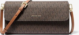 Michael Kors Jet Set Small Signature Logo Smartphone Crossbody Bag