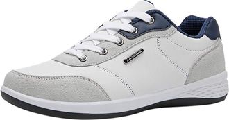 Generic Sport Shoes for Men UK, Walking Trainers Lace Up Trekking Shoe Breathable Running Shoes Flat Bottom Outdoor Shoe Slip-Resistant Trekking Trainer Comfo