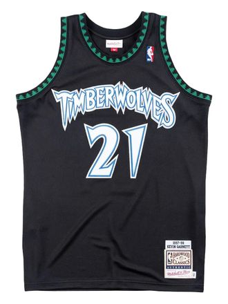 Mitchell & Ness NBA Timberwolves 97 Kevin Garnett tanktop - Zwart