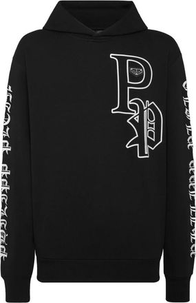 Philipp Plein Heren, Sweatshirts & Hoodies, Zwart, Maat: 4XL Katoen