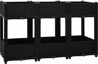 vidaXL Arriate 120x40x71 cm polipropileno Vidaxl