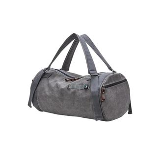 Generic Compatible For Men Backpacks Large Capacity Travel Bag Man Mountaineering Backpack Male Waterproof Canvas Bucket Shoulder Bags(Grey)