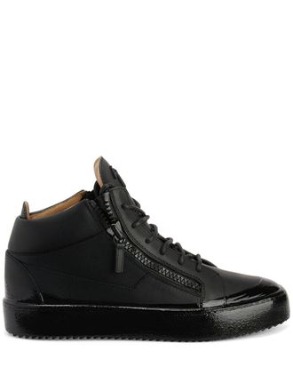Giuseppe Zanotti Kriss hi-top leather sneakers - Black