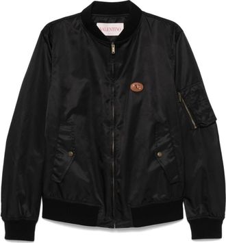 Valentino Nylon Bomberjack - Heren - Bomber jackets - Zwart - M - Nylon - Jassen