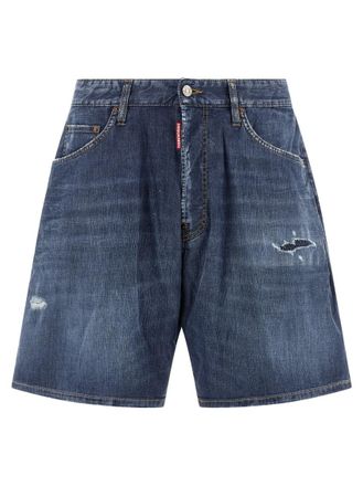 Dsquared2 Blue Boxer bermuda shorts