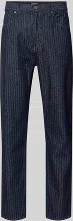 Armedangels Armedangels Tapered Fit Jeans aus reiner Bio-Baumwolle Modell HERRINGBONE in Marine, Gr&ouml;&szlig;e 29/32