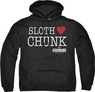 Gildan The Goonies Sloth Heart Chunk Adult Pull Over Hoodie / Hooded Sweatshirt