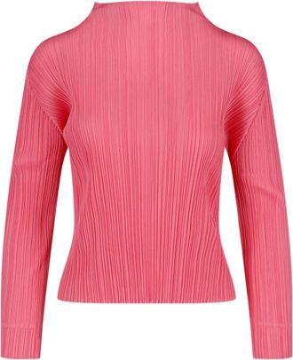 Issey Miyake Top Plissettato