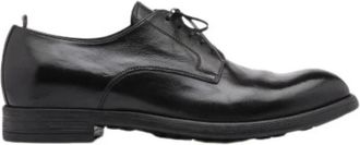 Officine Creative Klassieke Derby Schoenen - Heren - Nette schoenen - Zwart - 41 EU - Leer - Schoenen