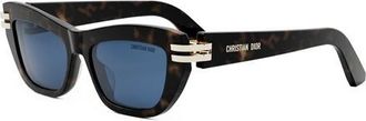 Dior CDIOR B2U Blue Cat Eye Ladies Sunglasses CD40141U 52V 52