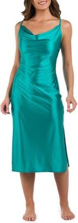 La Blanca Earth Goddess Cowl Neck Dress in Teal at Nordstrom Rack, Size X-Small