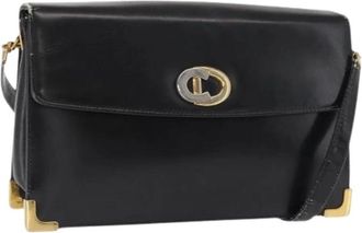 Dior Pre-owned Leren Vintage Schoudertas - Dames - Vintage Schoudertas - Zwart - ONE Size - Leer - Vintage