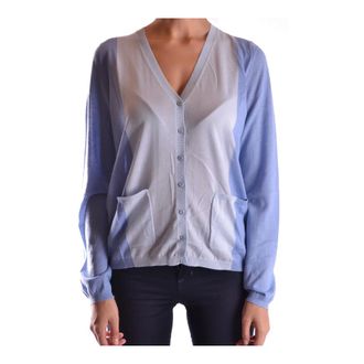 Fendi Cardigans, female, Blue, Size: XS Stylish Cardigan