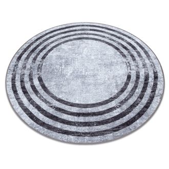 RugsX RugsX Miro Rug in Grey | Size: 200 cm diameter