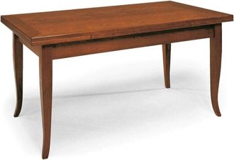 Milani Home DONNY - tavolo consolle allungabile in legno massello cm 80 X 120/160/200