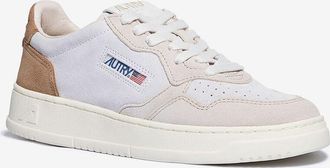 Autry Niedrige zweifarbige Schnürsneakers Medalist