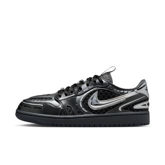 Nike Jordan Womens Air Jordan 1 Low Method of Make Shoes in Grey | HQ2186-002