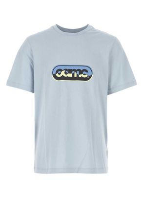OAMC Light-blue cotton oversize t-shirt