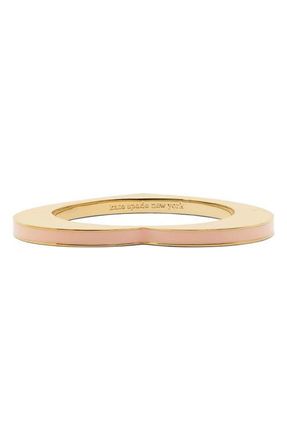 Kate Spade New York heart bangle bracelet in Pink. at Nordstrom