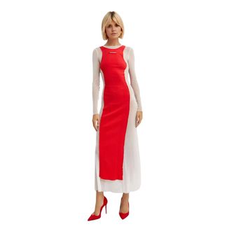 Jean Paul Gaultier Mujer, Vestidos, Rojo, Talla: S