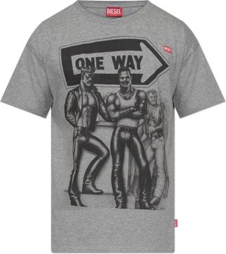 Diesel unisex, Top, Grigio, XS, new