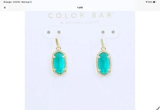Kendra Scott Lee Drop Earrings In London Blue Glass