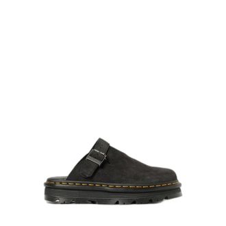 Dr. Martens Mule con plataforma y tira trasera Zebzag de ante - Shoes - Hombre - Negro - 41 EU