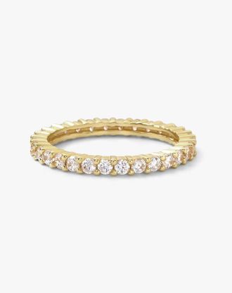 Melinda Maria Womens Baby Heiress Ring In Gold