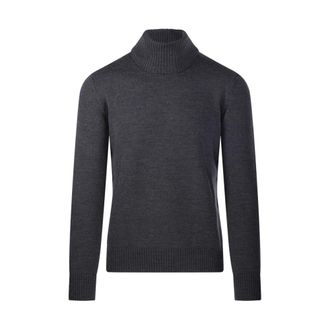 Altea Jersey de cuello alto en lana virgen - Knitwear - Hombre - Gris - L
