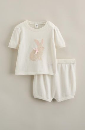 Nordstrom Icon Sweater Set in Ivory Egret Bunny at Nordstrom, Size 24M
