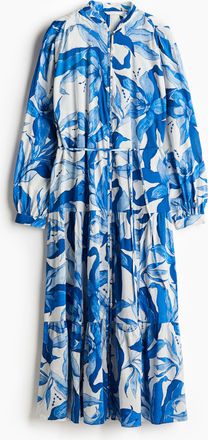 H&M Maxikleid mit Stufenjupe - Blue