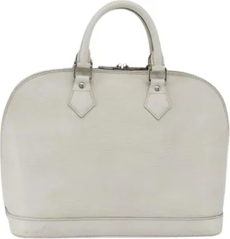 Louis Vuitton Pre-owned Handbags, female, White, Size: ONE SIZE Pre-owned Leather Handbag