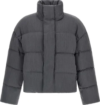Entire studios Gray Wool Full-Length Mens Jacket