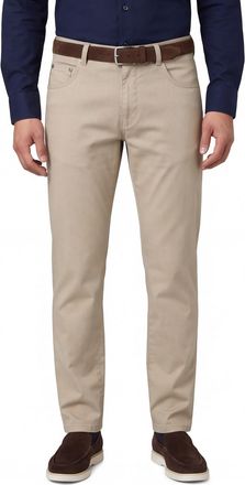 Meyer Effen beige Meyer katoenen broek Diego