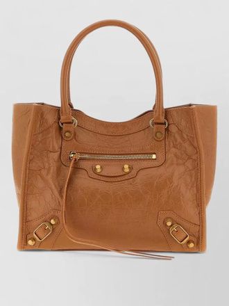 Balenciaga city mini tote bag top handles strap