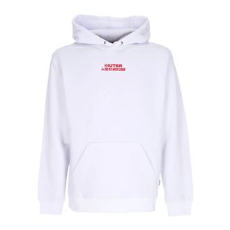 Iuter Hoodies, male, White, Size: XL White Horses Hoodie Long Sleeve Sweatshirt