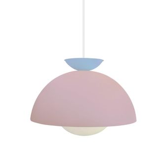 Tosel Suspensi&oacute;n metal Alt.110cm rosa,blanco ;Pantalla: rosa