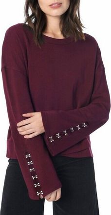 Joe's Khaleesi Comfy Cozy Casual Sweatshirt In Merlot