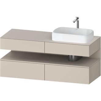 Duravit Qatego Consola Mueble Bajo Lavabo, 2 Extensiones, 2 - Duravit