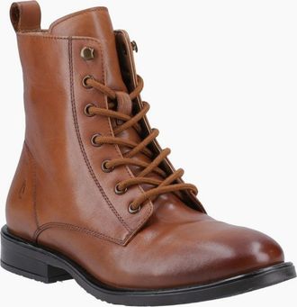 Hush Puppies Womens Valentina Womens Lace Boots - Brown - Size: 4