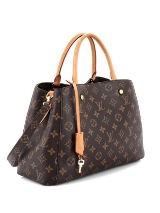 Louis Vuitton Montaigne Handbag Monogram Canvas MM tote bag - Brown