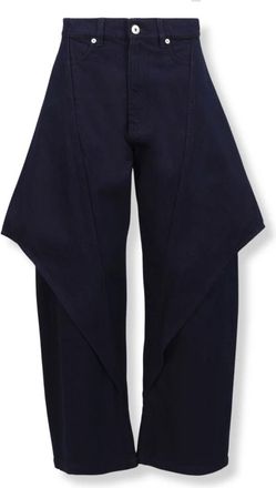 J.W.Anderson Dames, Jeans, Blauw, Maat: W26 Katoen