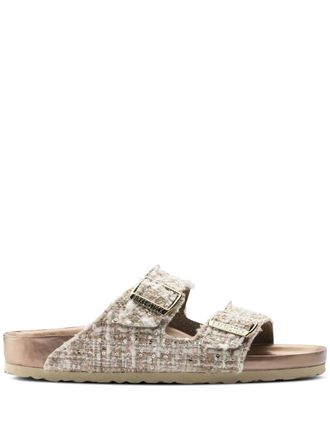 Birkenstock x Marta Ferri Arizona sandals - Neutrals